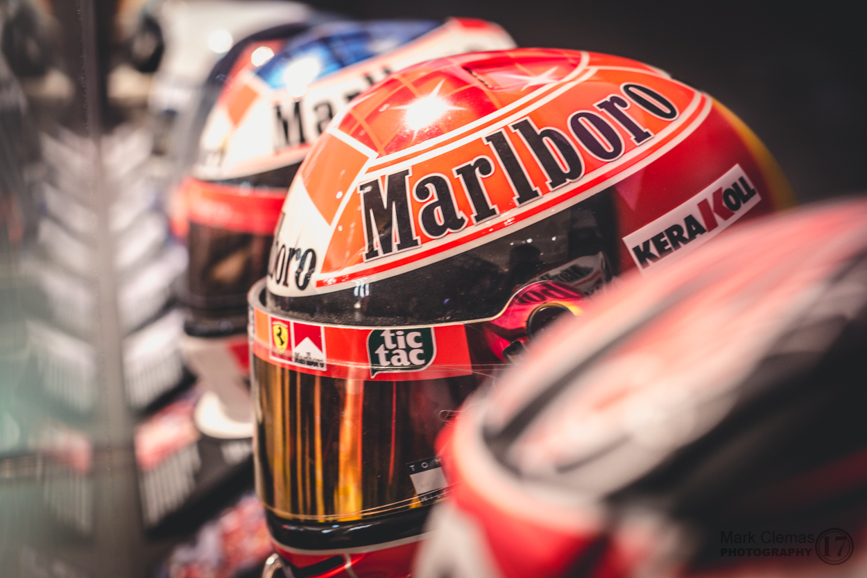 modernferrarigrandprixf1crashhelmets Mark Clemas Photography